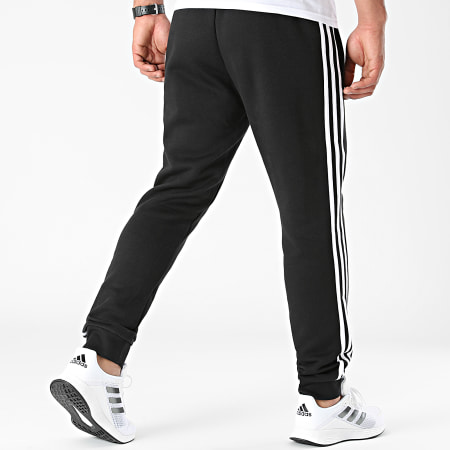 Adidas Sportswear - Pantalon Jogging A Bandes Fleece GK8821 Noir
