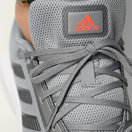 Adidas Sportswear - Baskets RunFalcon 2 GZ8078 Grey Iron Metallic Solar Red
