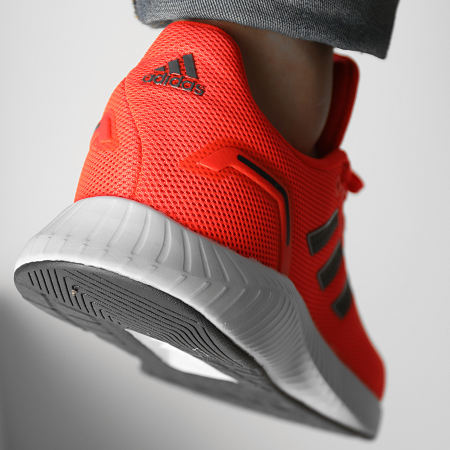 Adidas Sportswear - Baskets RunFalcon 2 H04537 Solar Red Carbon Grey