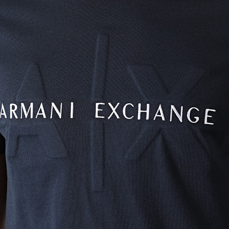 Armani Exchange - Tee Shirt 6KZTBQ-ZJV5Z Bleu Marine