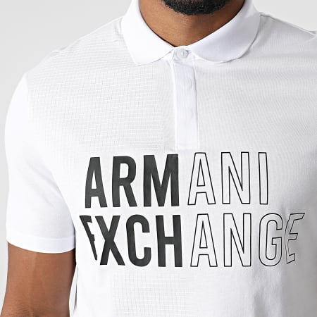 Armani Exchange - Polo Manches Courtes 6KZFFA-ZJBVZ Blanc