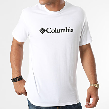 Columbia - Maglietta Basic Logo 1680053 Bianco