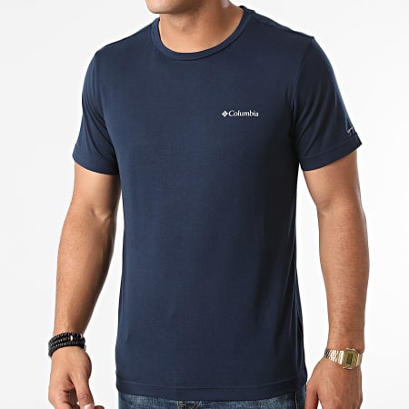 Columbia - Tee Shirt Maxtrail Logo 1883433 Bleu Marine