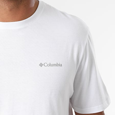 Columbia - Tee Shirt Pikewood Graphic 1987501 Blanc