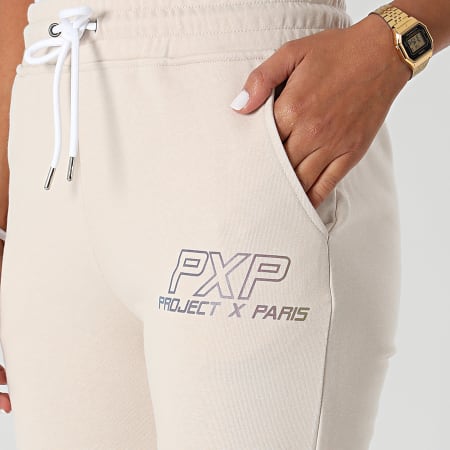 Project X Paris - Pantalon Jogging Femme F214101 Beige