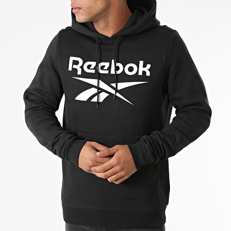 Reebok - Reebok Identity Felpa con cappuccio GR1658 Nero
