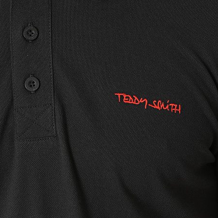 Teddy Smith - Polo Manches Courtes Pasian Noir