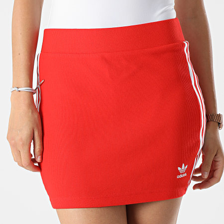 Adidas Originals - Jupe Femme A Bandes H38760 Rouge