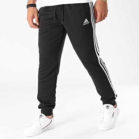 Adidas Sportswear - Pantalon Jogging A Bandes 3 Stripes GK8831 Noir