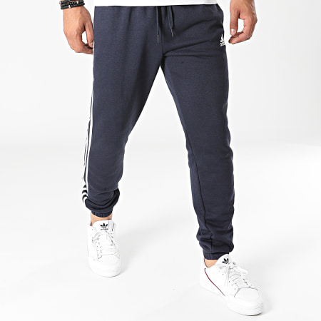 Adidas Sportswear - Pantalon Jogging A Bandes 3 Stripes H12250 Bleu Marine