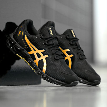 Asics - Baskets Gel Quantum 360 1201A465 Black Pure Gold