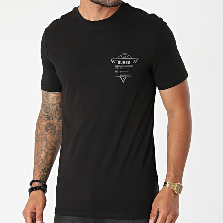 Guess - Tee Shirt M1YI59-I3Z11 Noir Gris