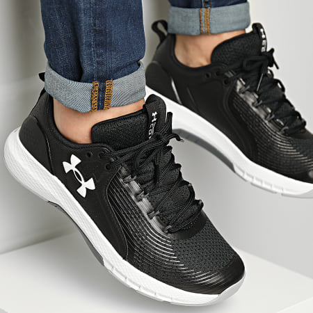 Under Armour - Zapatillas Charged Commit TR 3 3023703 Negro Blanco