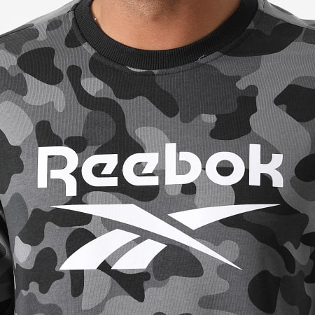 Reebok - Sweat Crewneck Camo AOP HA6314 Gris Camouflage