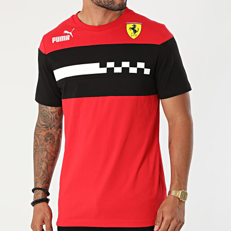 Puma Scuderia Ferrari Race Polo Noir - Vêtements Polos manches