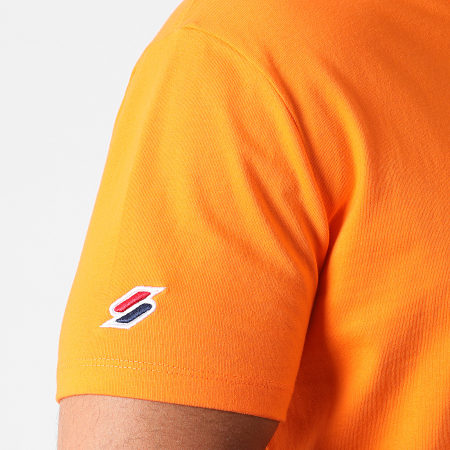 Superdry - Camiseta Logo Corporativo Brights M1011219A Naranja