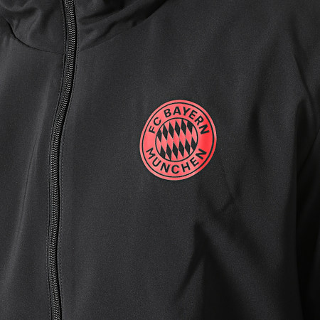 Adidas Performance - Veste Zippée Capuche A Bandes FC Bayern GR0628 Noir