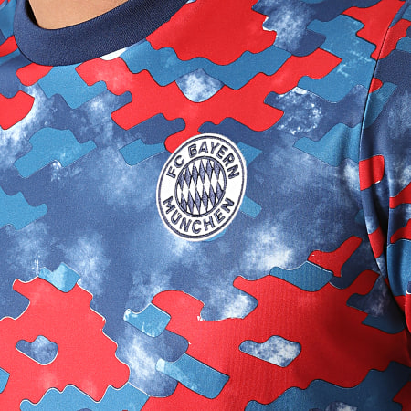 Adidas Sportswear - Maglietta sportiva dell'FC Bayern GR0652 Navy Red