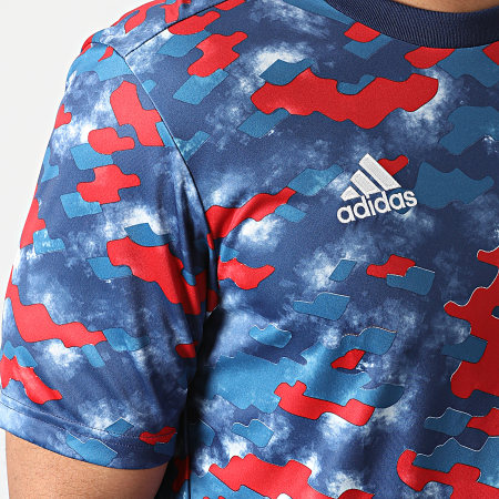 Adidas Sportswear - Maglietta sportiva dell'FC Bayern GR0652 Navy Red