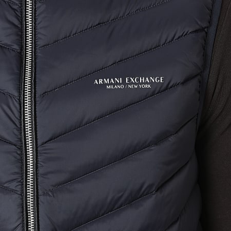 Armani Exchange - Doudoune Sans Manches 8NZQ52-ZNW3Z Bleu Marine