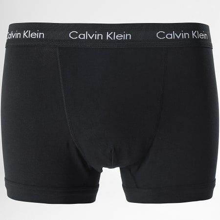Calvin Klein - Lot De 3 Boxers U2662G Noir Gris Chiné Rouge