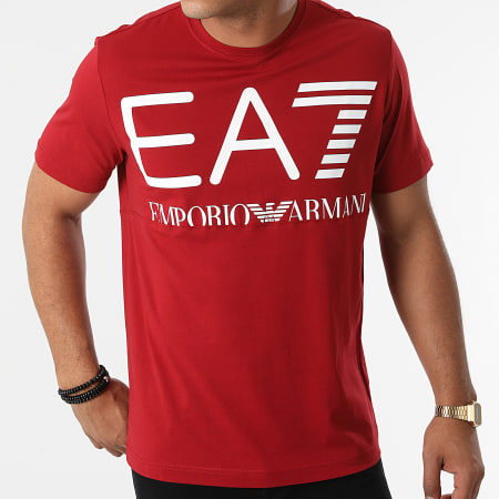 EA7 Emporio Armani - Tee Shirt 6KPT23-PJ6EZ Rouge Foncé