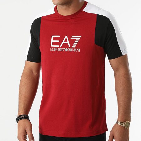 EA7 Emporio Armani - Tee Shirt 6KPT12-PJ7CZ Rouge Foncé