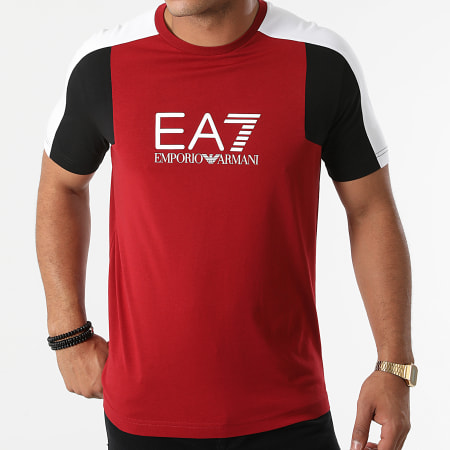EA7 Emporio Armani - Tee Shirt 6KPT12-PJ7CZ Rouge Foncé