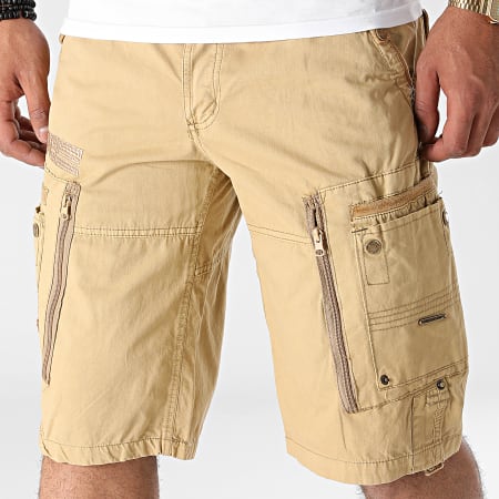 Geographical Norway - Pantaloncini Cargo beige Passpartout