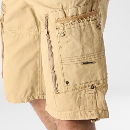Geographical Norway - Pantaloncini Cargo beige Passpartout