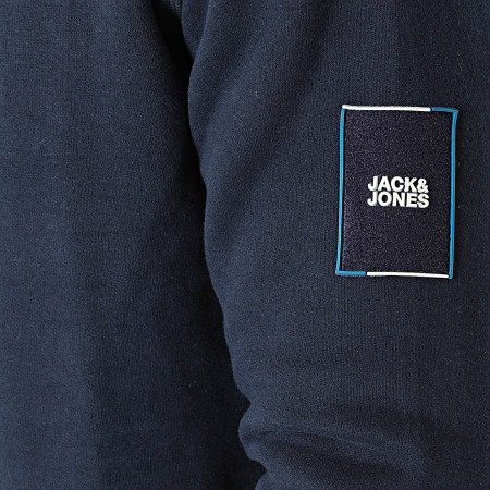 Jack And Jones - Sudadera con capucha clásica 12193489 azul marino