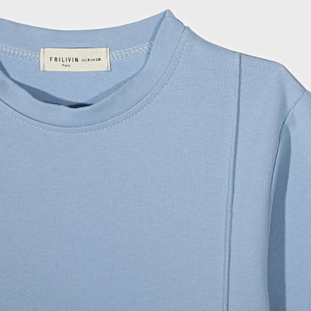 Frilivin - Set corto di magliette per bambini 715 Azzurro