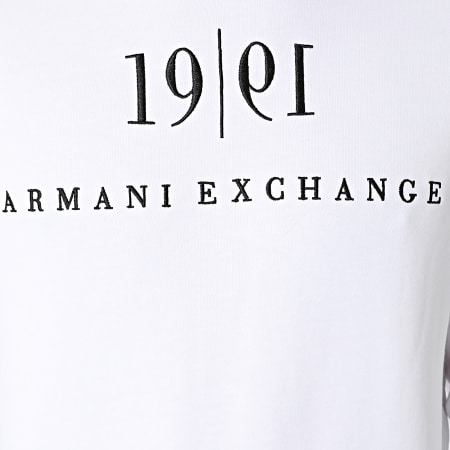 Armani Exchange - Sweat Capuche 6KZMFM-ZJ6HZ Blanc