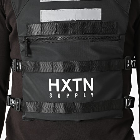 HXTN Supply - Gilet Tactique H124010 Noir Réfléchissant
