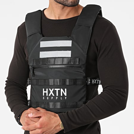 HXTN Supply - Gilet Tactique H124010 Noir Réfléchissant