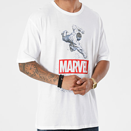 Incroyable Hulk - Tee Shirt ABYTEX414 Blanc