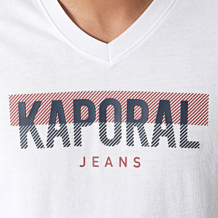 Kaporal - Camiseta de manga larga Robuk blanco