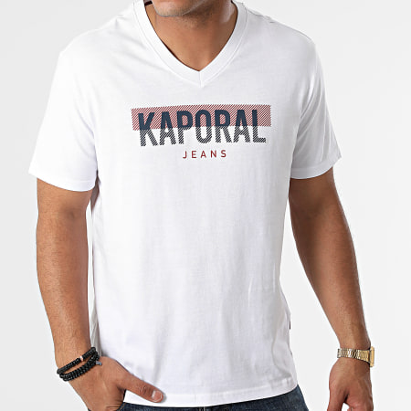 Kaporal - Camiseta de manga larga Robuk blanco