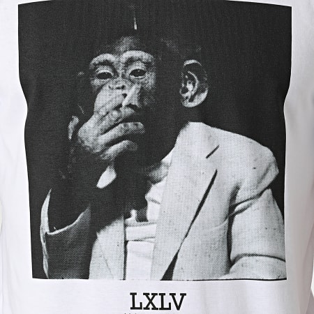 Luxury Lovers - Tee Shirt Busy Chimp Blanc