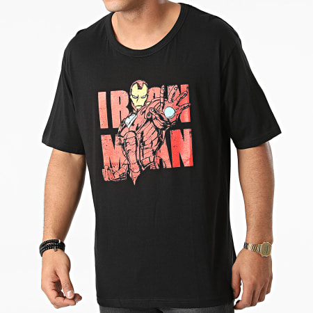 Iron Man - Tee Shirt ABYTEX405 Noir