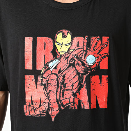 Iron Man - Tee Shirt ABYTEX405 Noir