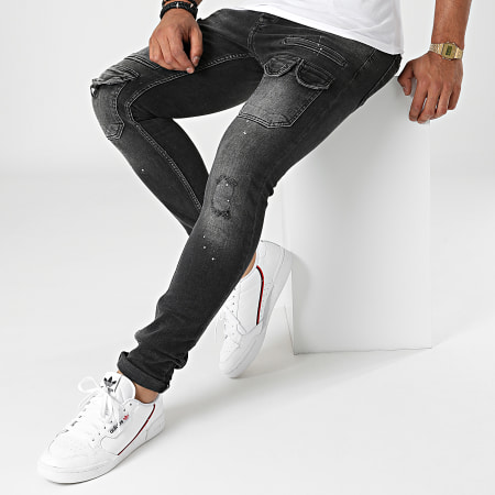 Uniplay - 538 Jeans skinny grigio antracite