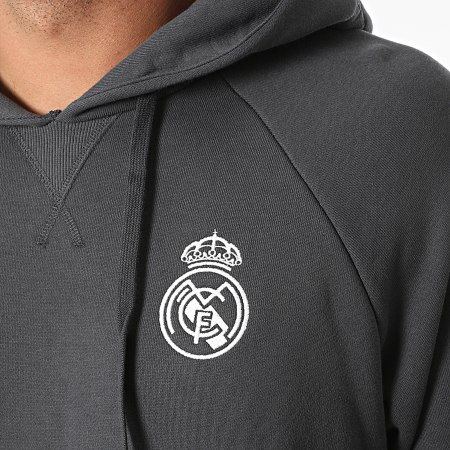 adidas - Sweat Capuche Real Madrid GR4276 Gris Anthracite