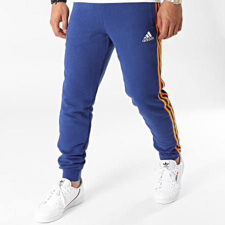 Adidas Sportswear - Pantalon Jogging A Bandes Real Madrid 3 Stripes GR4243 Bleu Marine