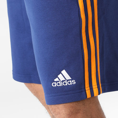 Adidas Performance - Short Jogging A Bandes Real Madrid 3 Stripes GR4244 Bleu Marine