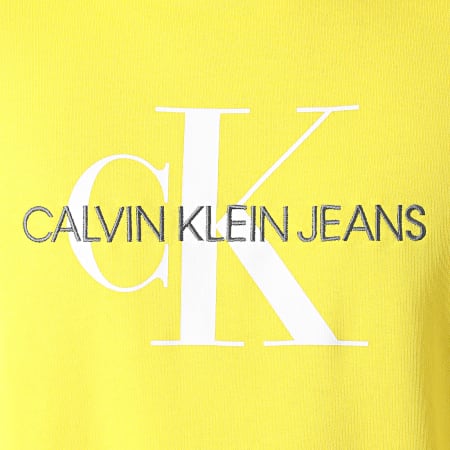 Calvin Klein - Sweat Crewneck Monogram Regular 5595 Jaune