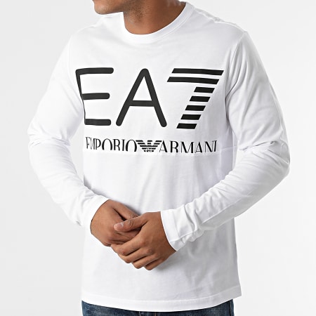 EA7 Emporio Armani - Tee Shirt Manches Longues 6KPT30-PJ6EZ Blanc
