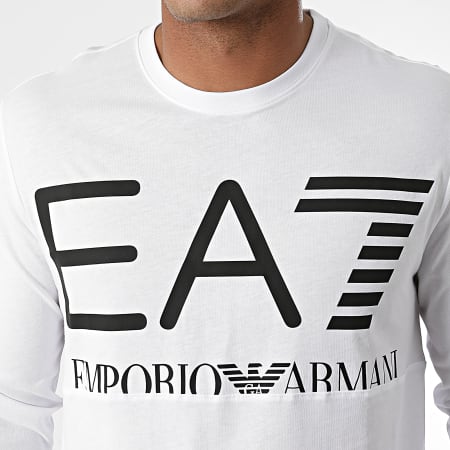 EA7 Emporio Armani - Tee Shirt Manches Longues 6KPT30-PJ6EZ Blanc