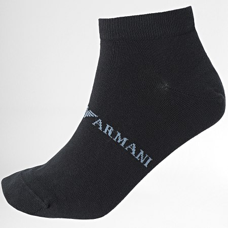 Emporio Armani - Lot De 2 Paires De Chaussettes 302228 Noir