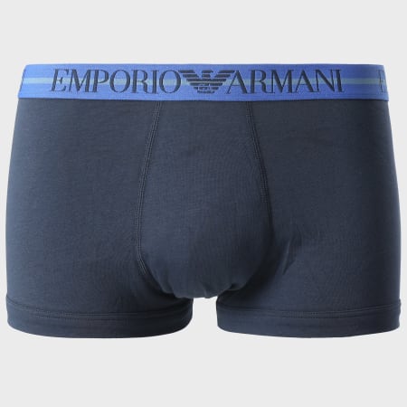 Emporio Armani - Lot De 3 Boxers 111357 1A723 Bleu Marine